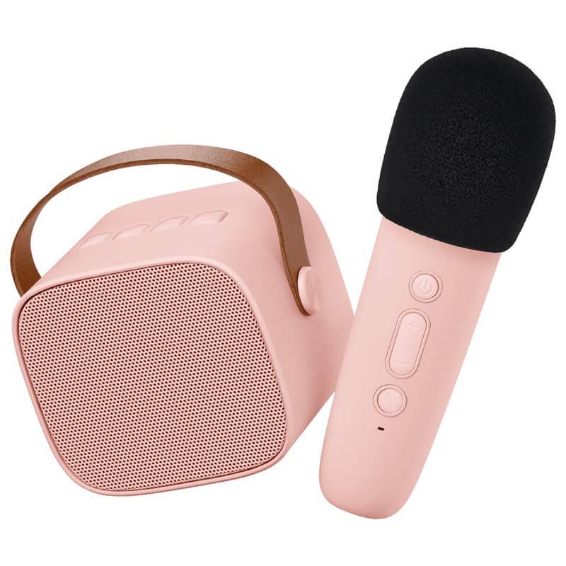 Karaoke enceinte bluetooth  rose  lala