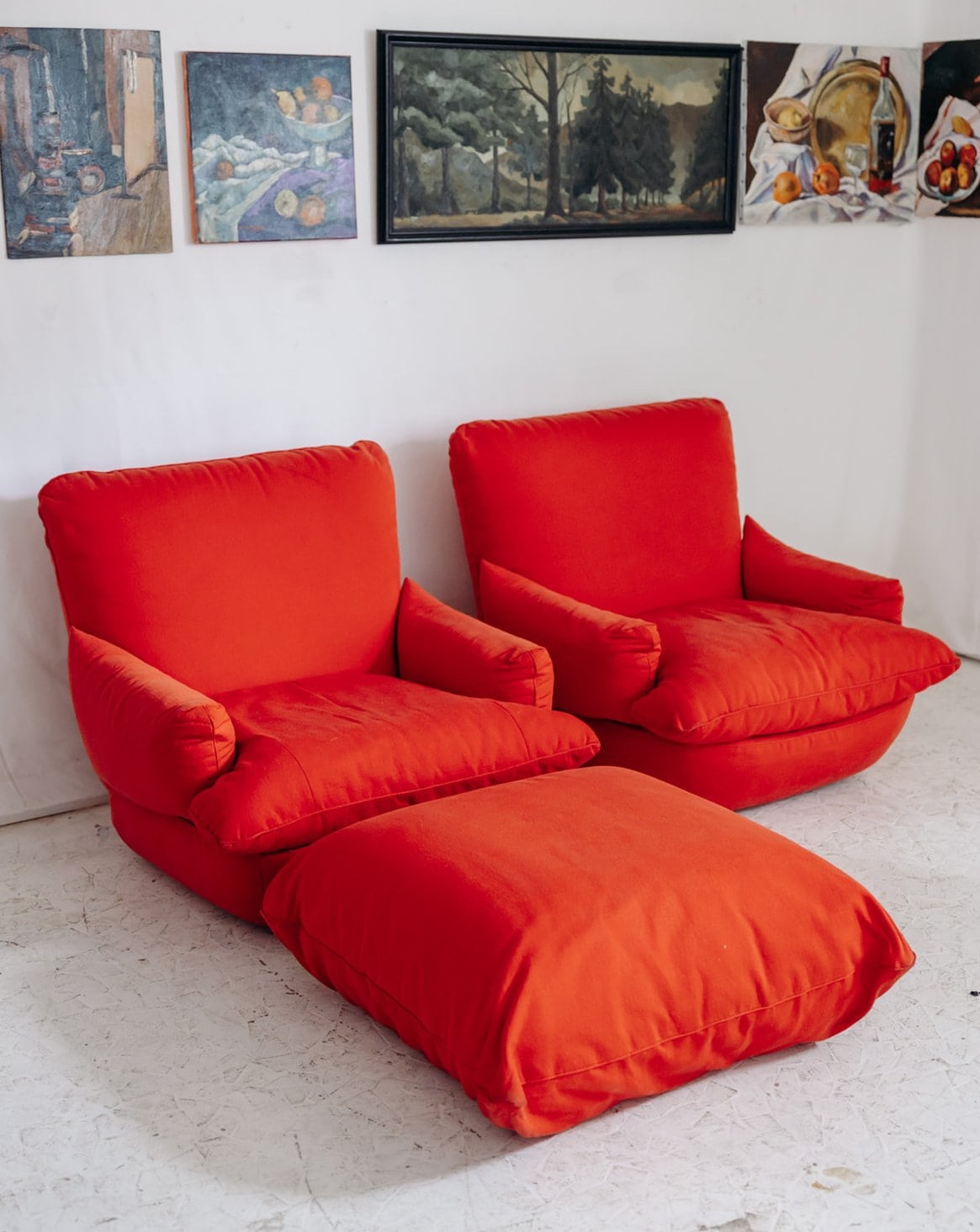 Nsemble de fauteuils rouges n°167