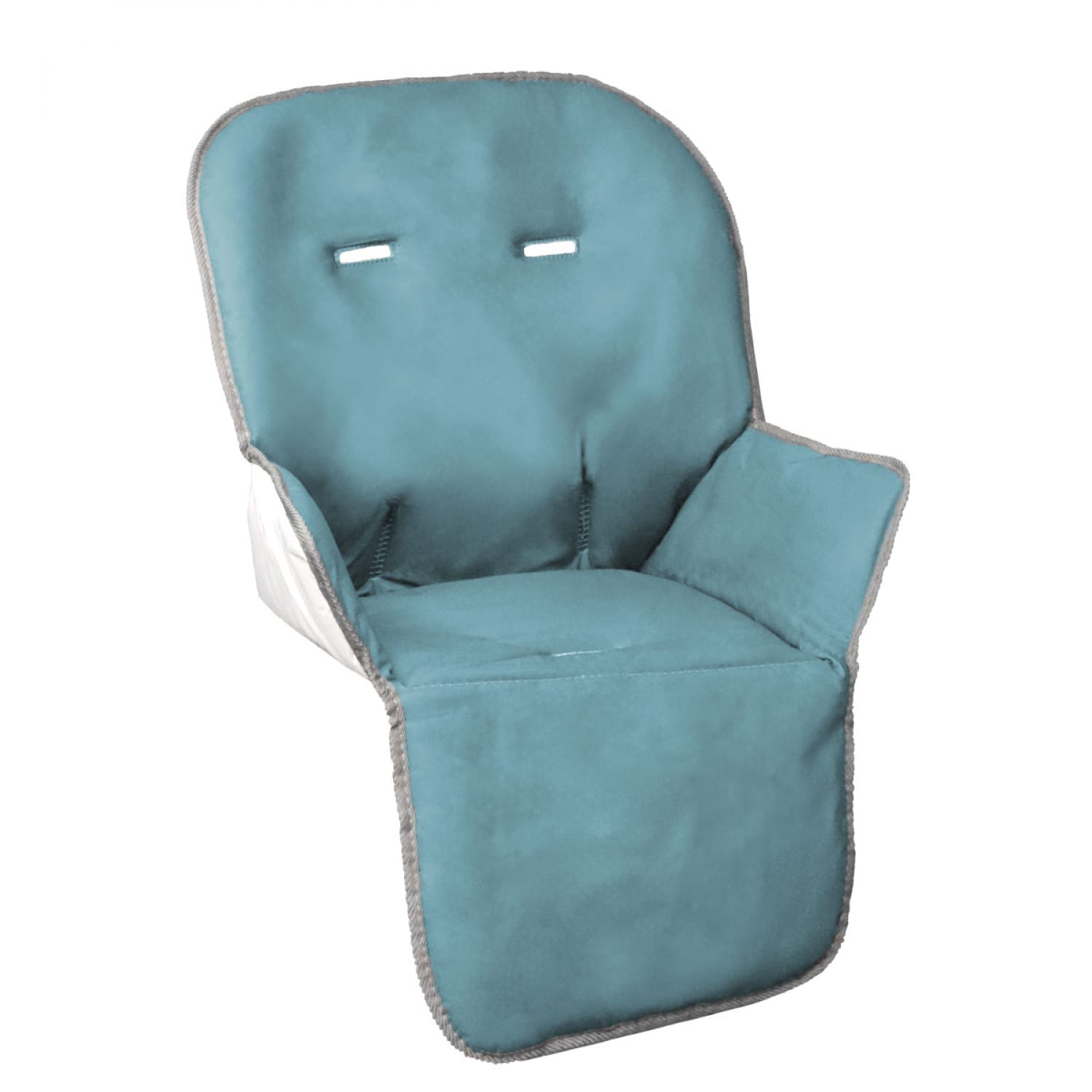 Housse assise chaise haute - bleu