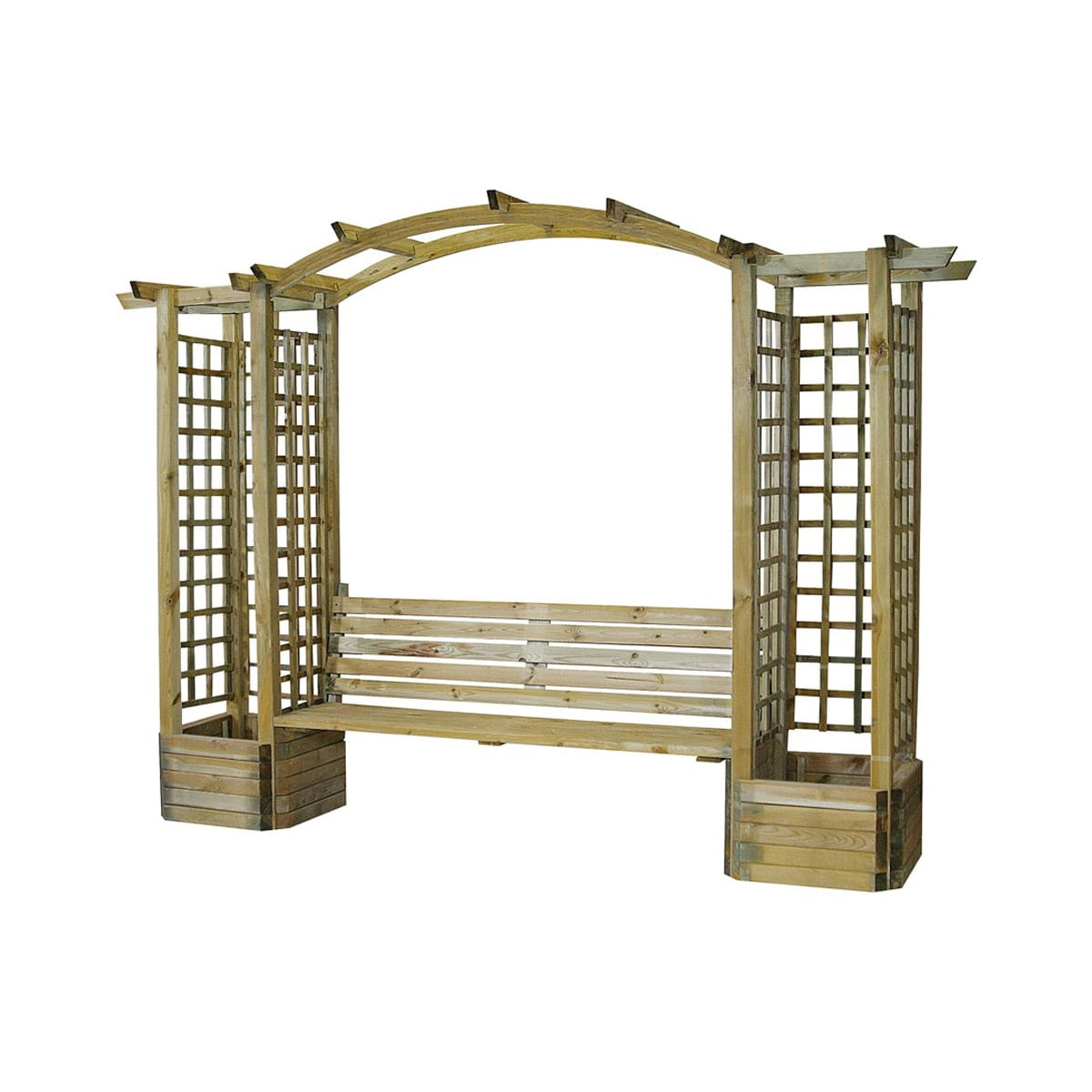 Pergola lavande en arc