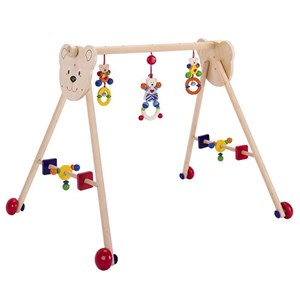 Portique En Bois 2 En 1 Ourson