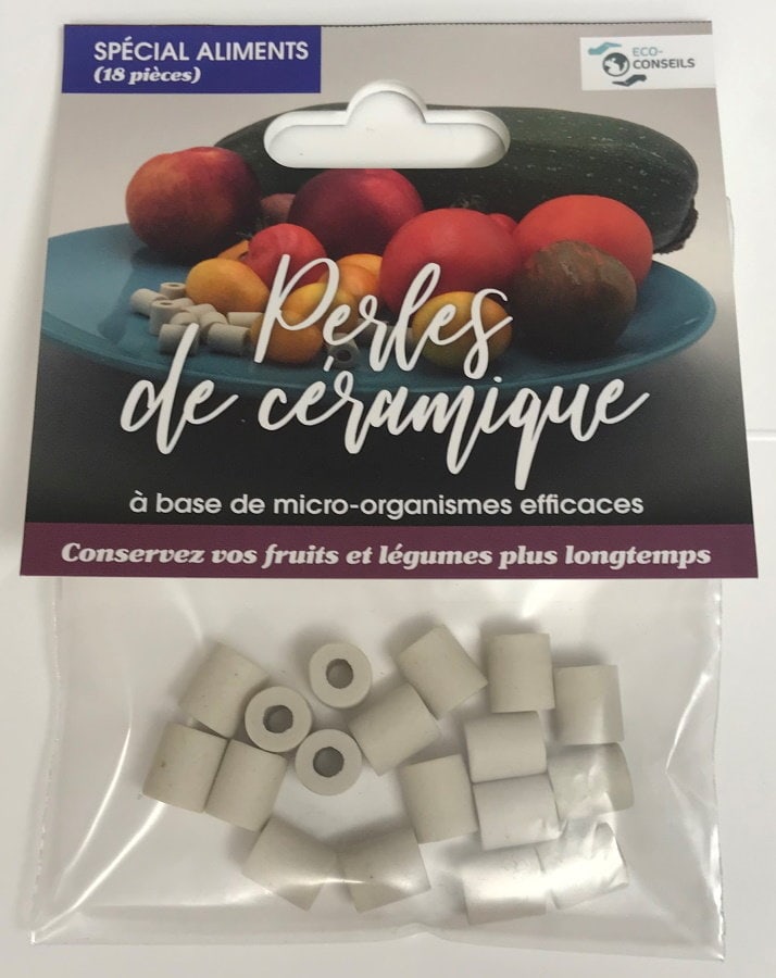 Perles de céramiques - aliments