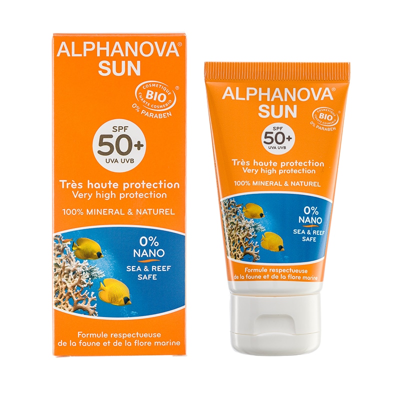 Lait solaire indice spf 50+ bio