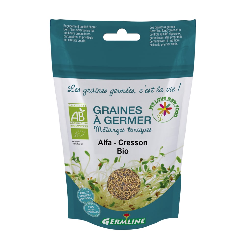 Graines à germer alfalfa - cresson