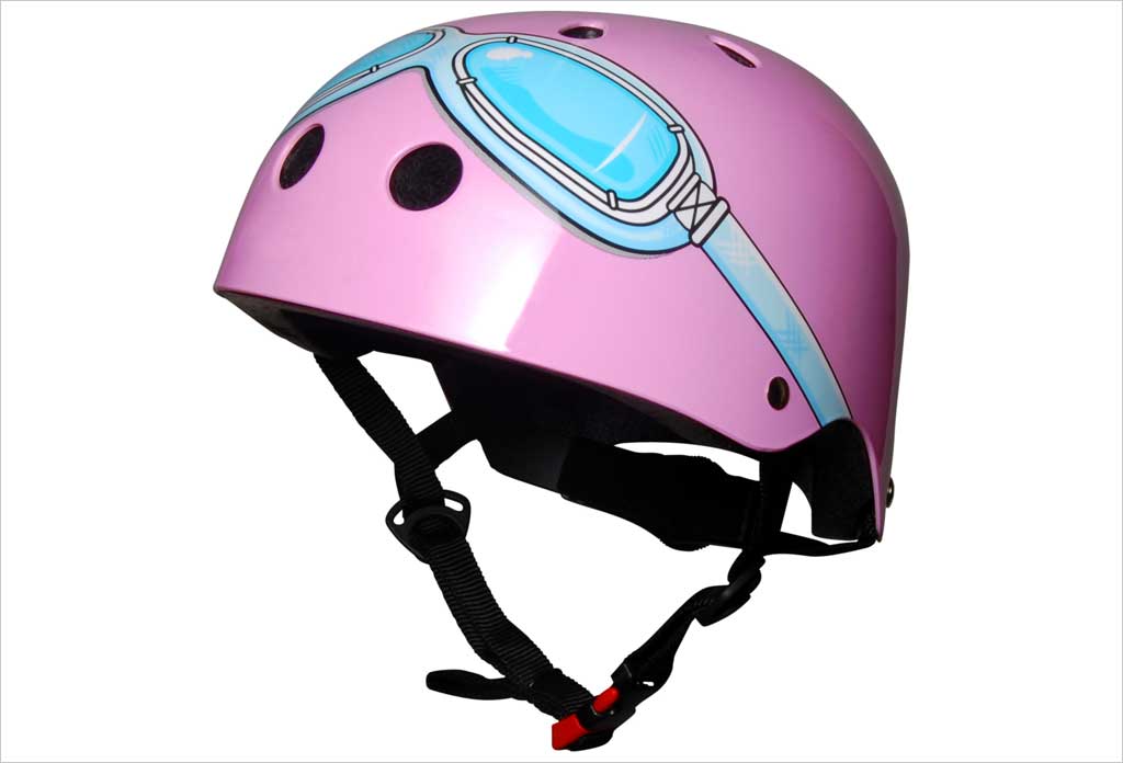 Casque vélo fille rose small