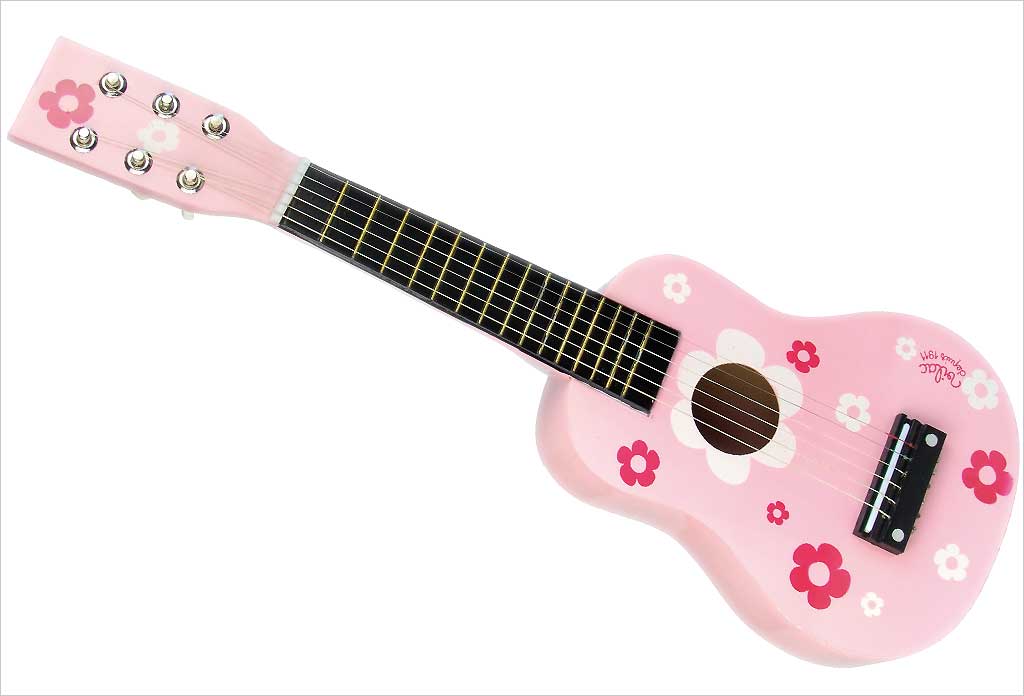 Jouet guitare à fleurs vilac