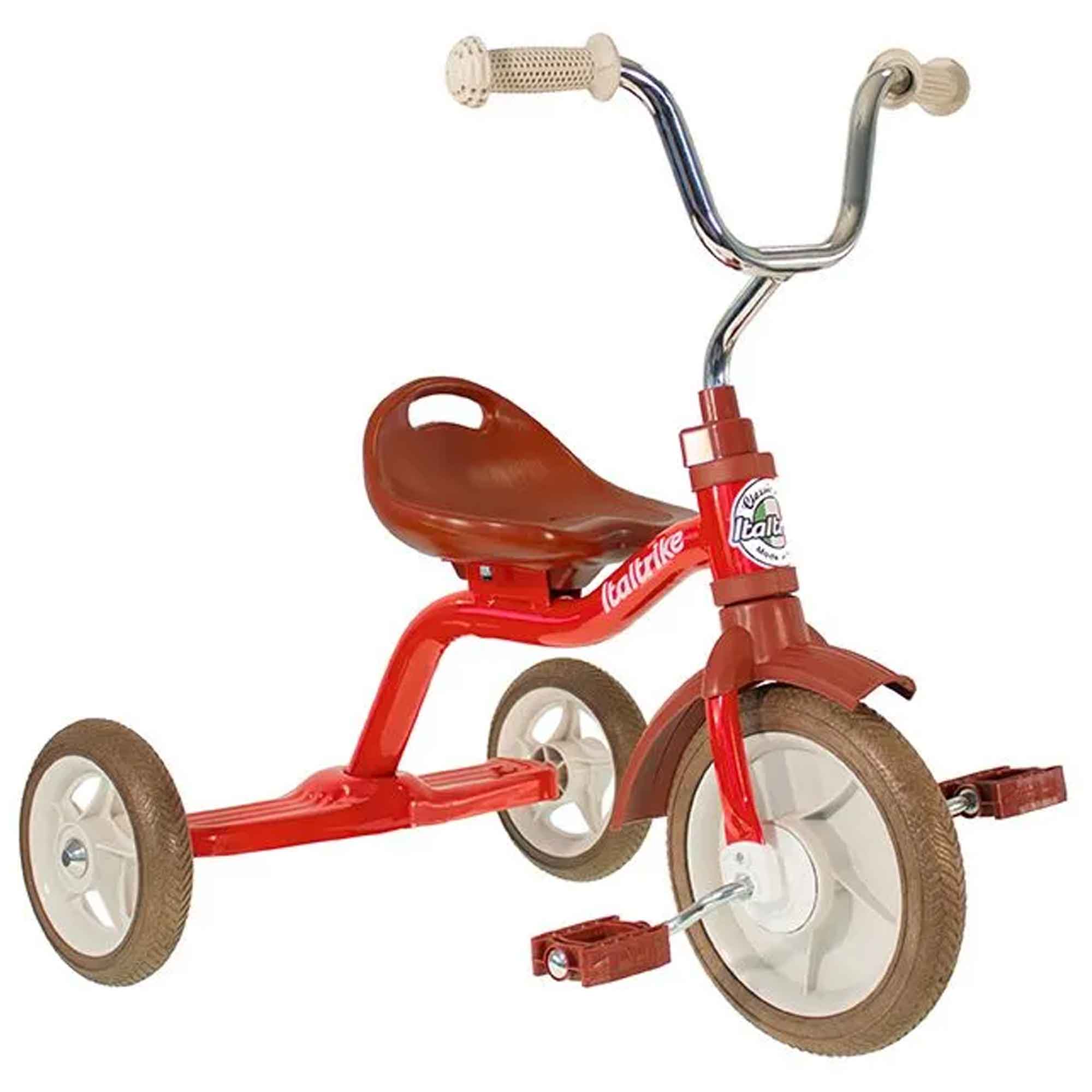 Tricycle classique en métal rouge