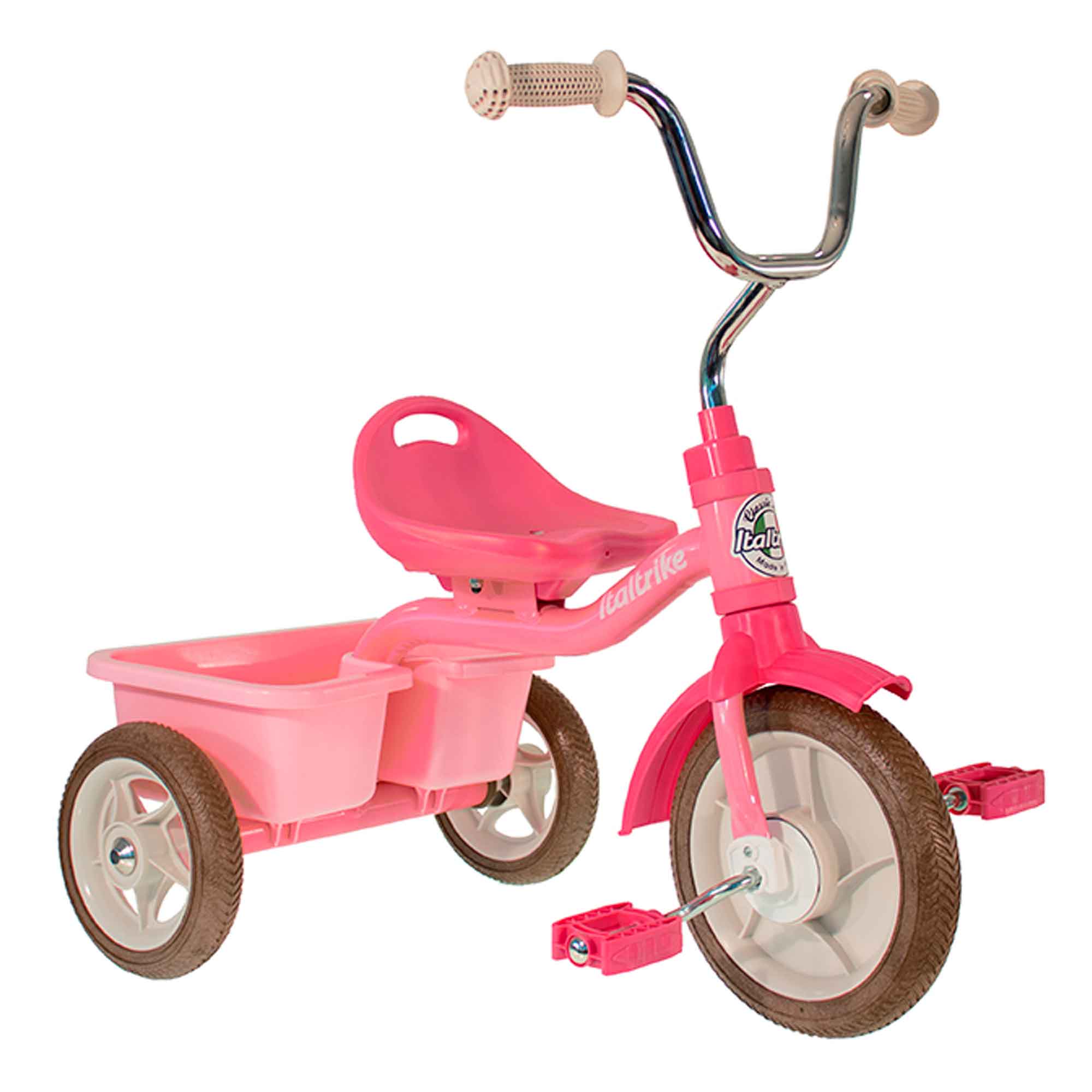 Tricycle rose avec benne