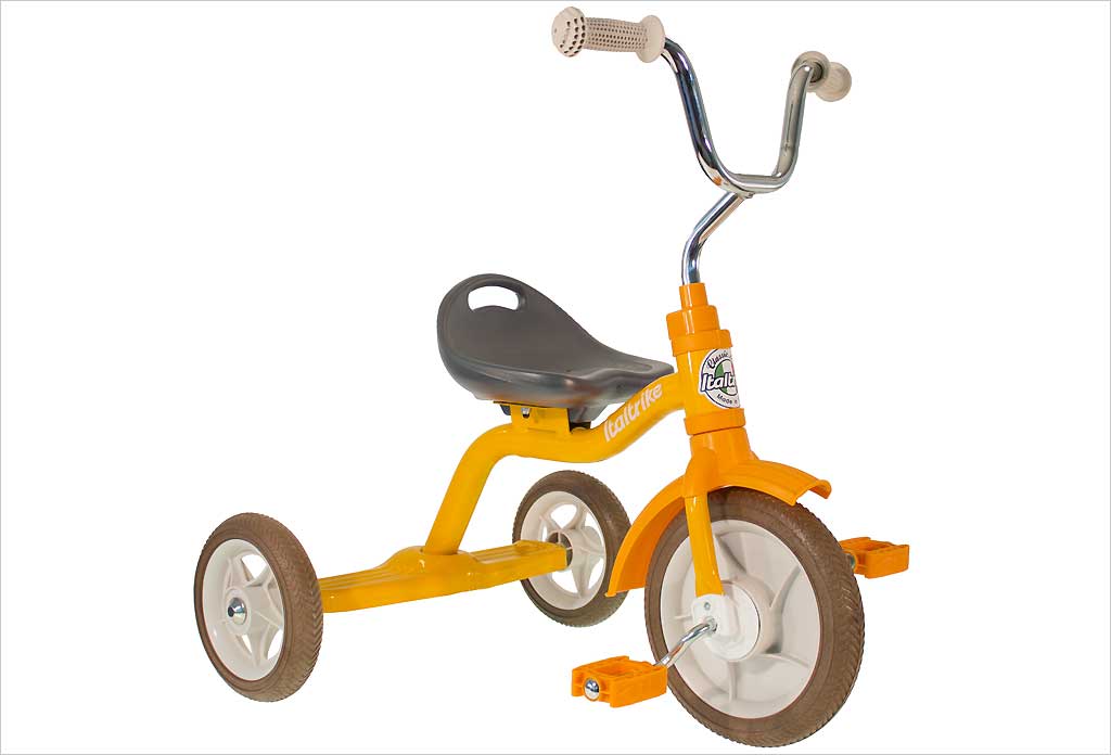 Tricycle orange en métal italtrike