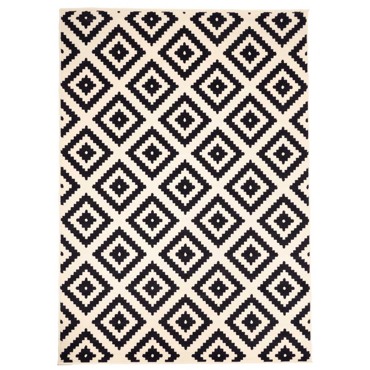 Tapis salon 120x170 noir