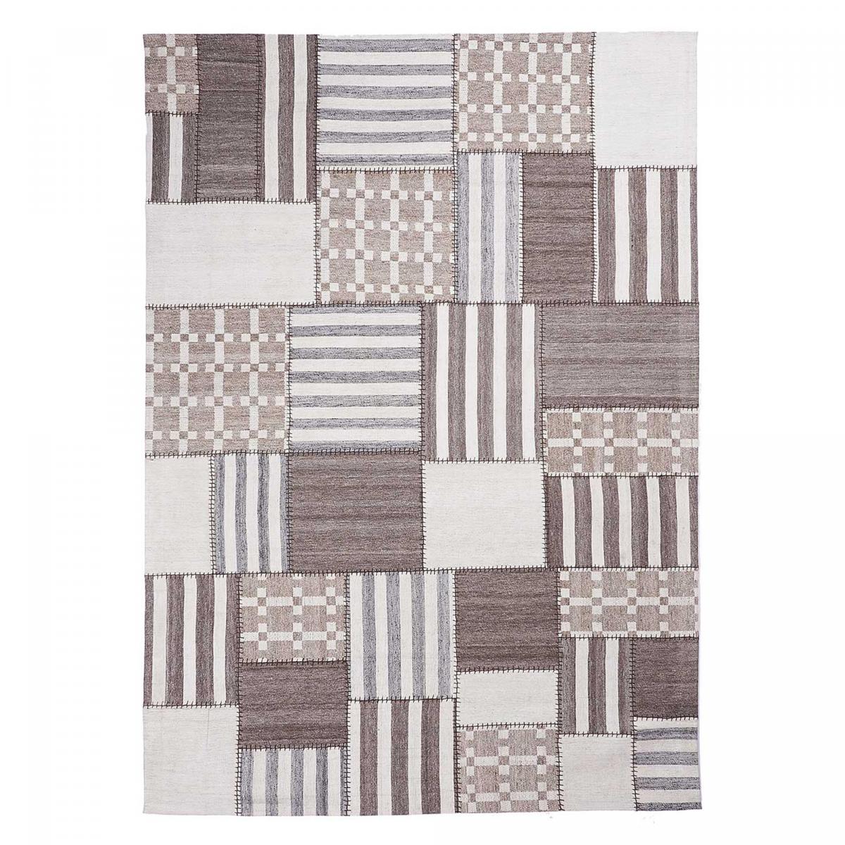 Tapis kilim 160x230 gris