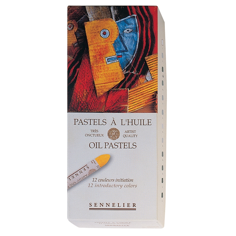 Boite 12 pastels à l'huile Sennelier