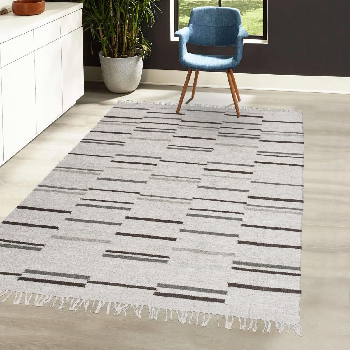 Tapis kilim 80x150 gris