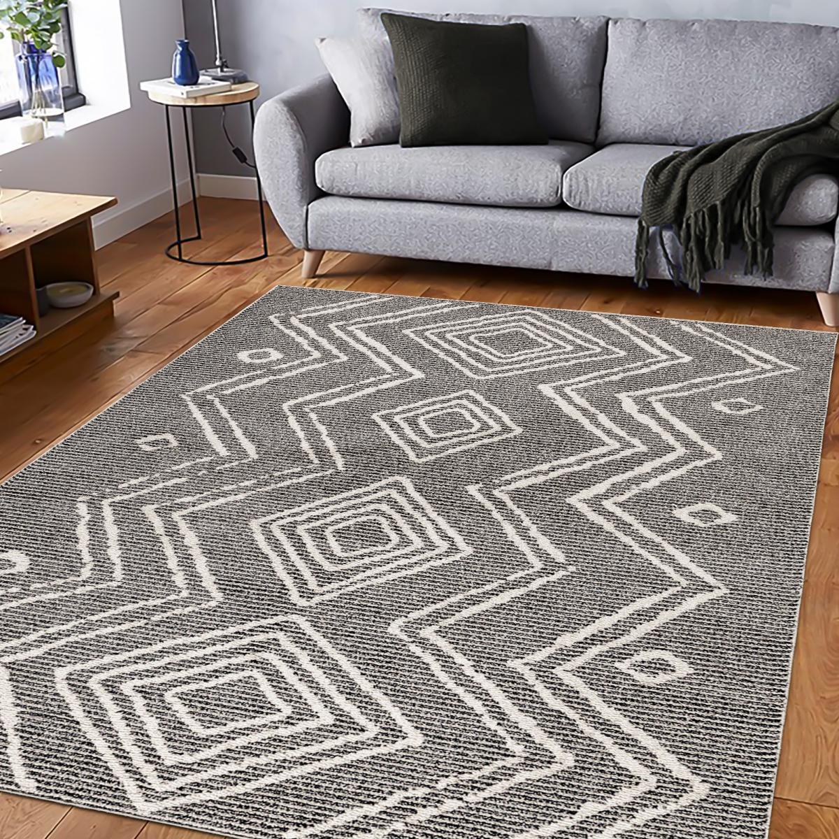 Tapis berbère style 140x200 noir