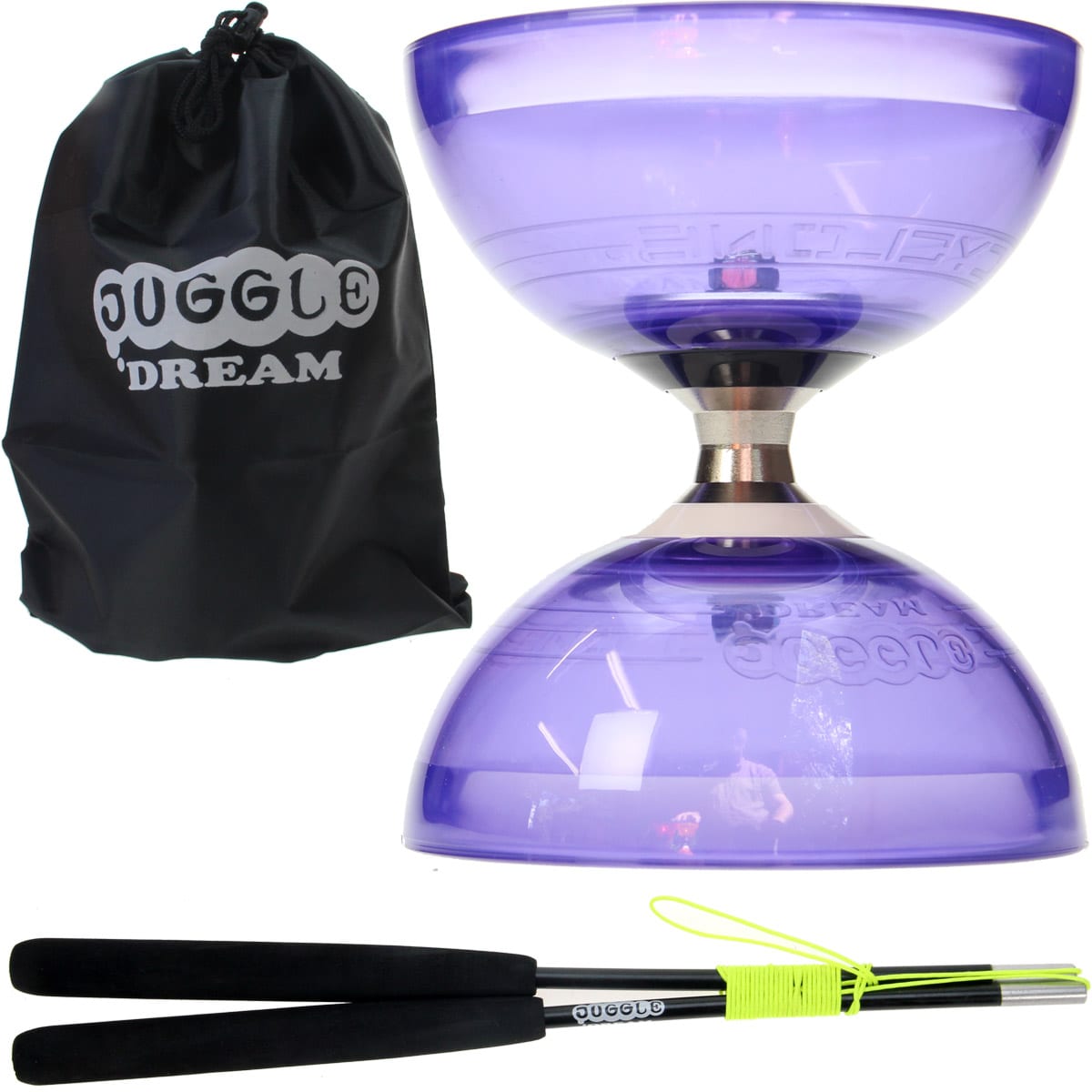 Kit diabolo cyclone quartz violet + bagu