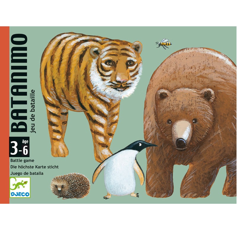 Jeu cartes 3-6y batanimo djeco