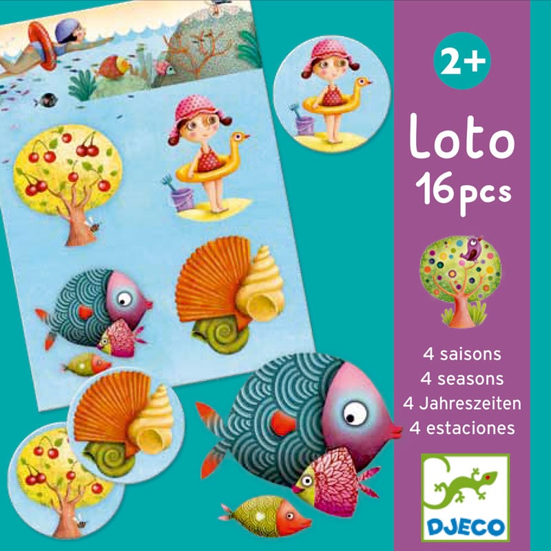 Jeu éducatif +2y loto 4 saisons djeco