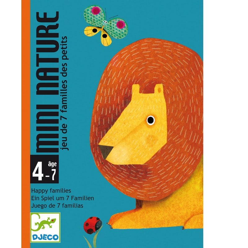 Jeu cartes 4-7y mini nature djeco