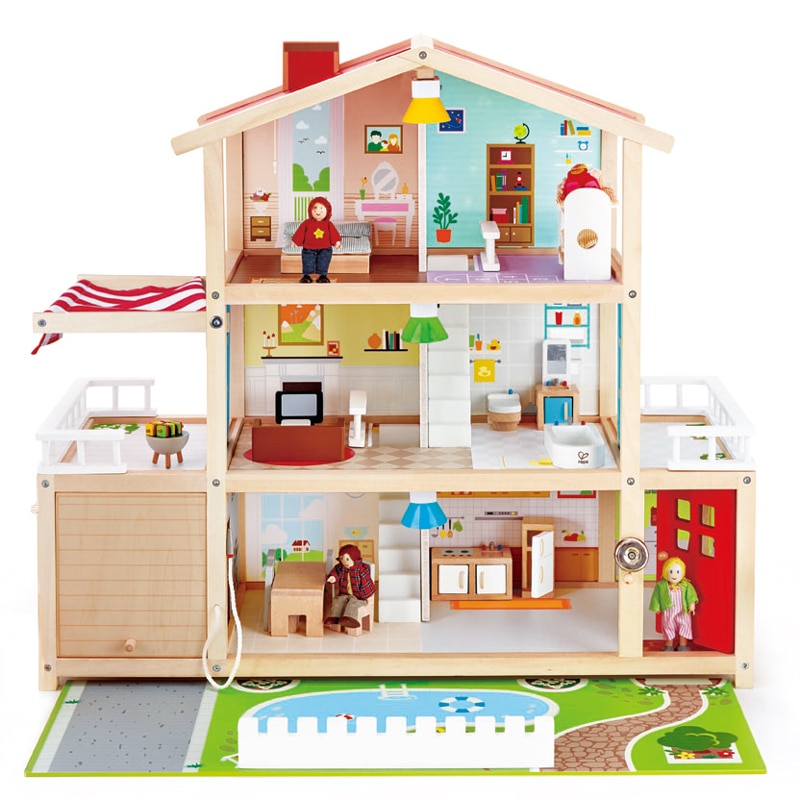 Maison poupée enfant villa family hape