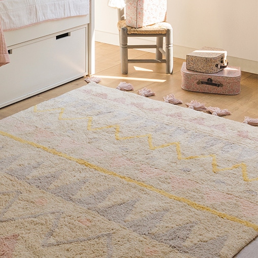 Tapis enfant 140x200 cm azteca natural l