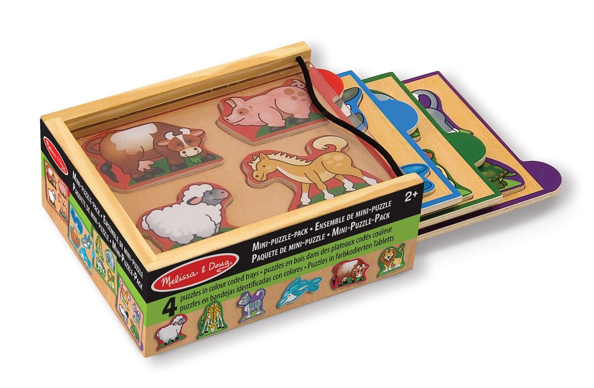 Ensemble de mini-puzzles – animaux