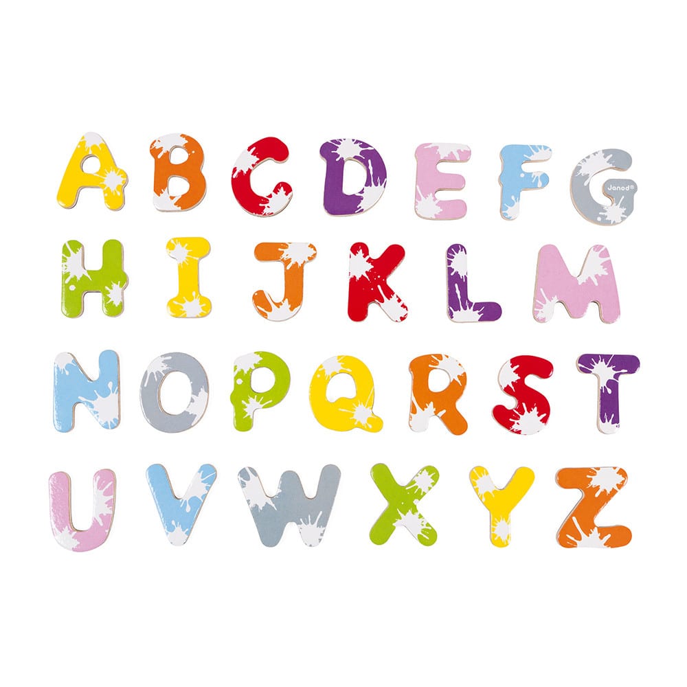 Lettres magnet alphabet