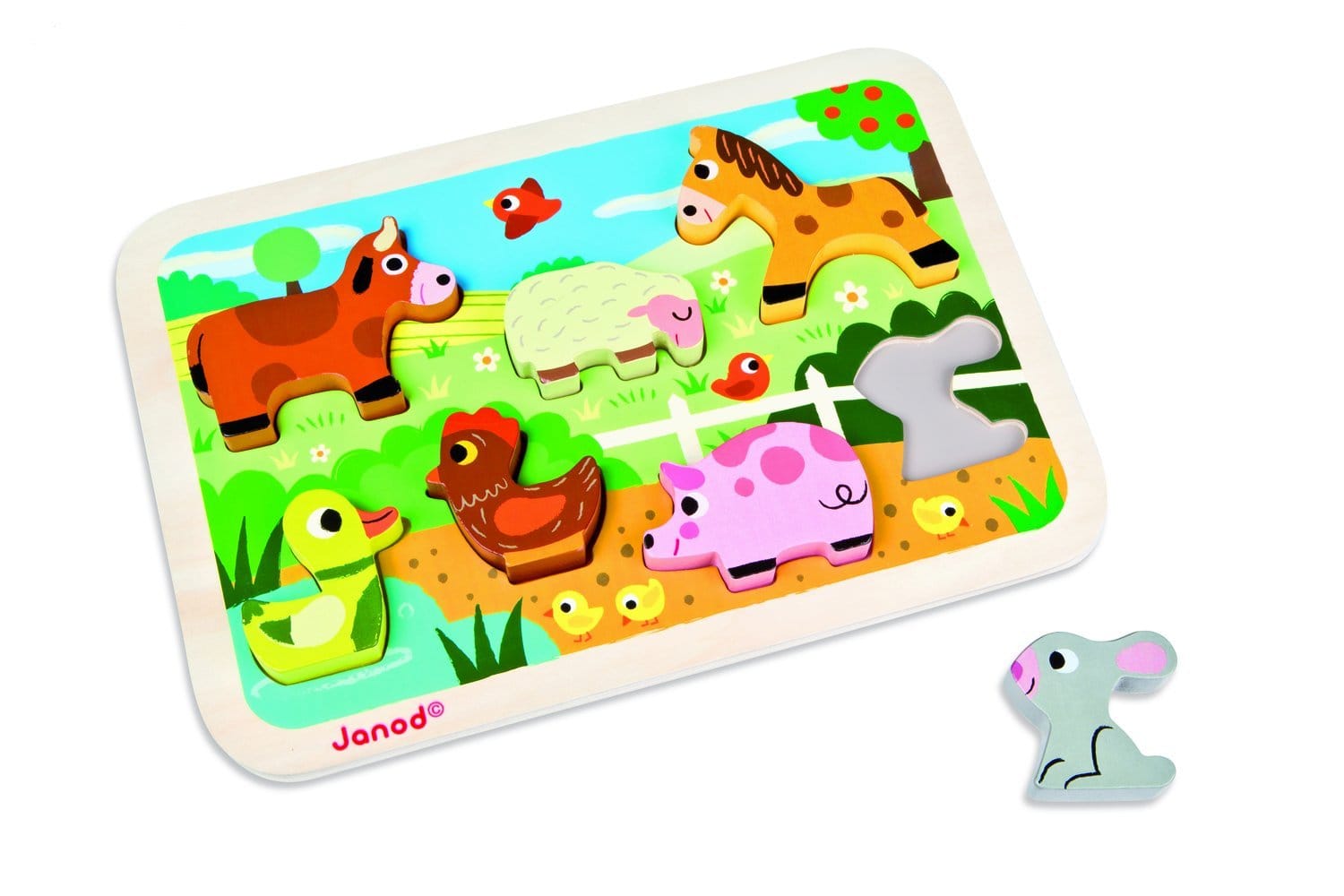 Chunky puzzle 3d animaux de la ferme