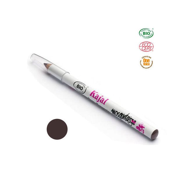 Crayon kajal bio marron rose musquée