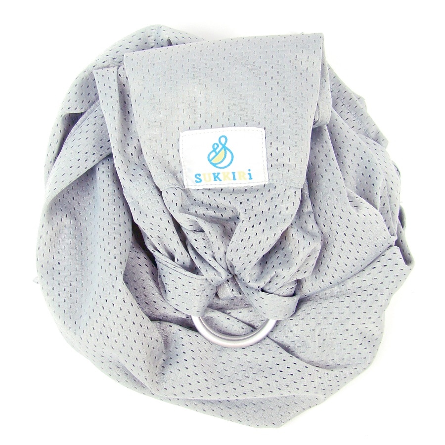 Porte-bébé sling sukkiri gris