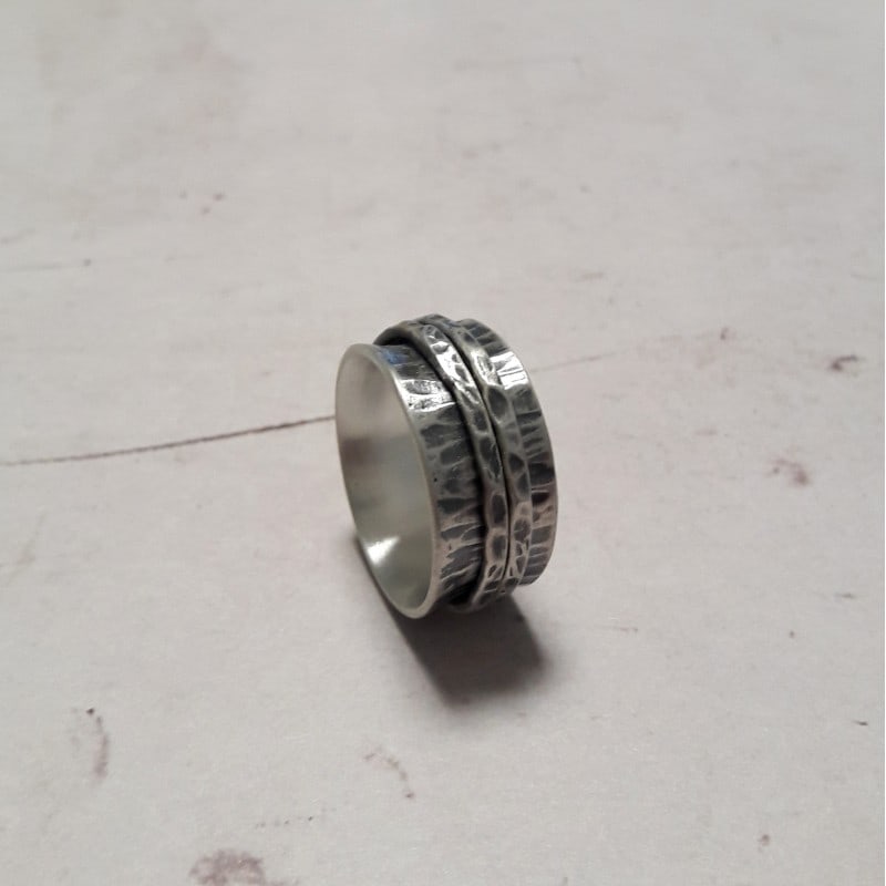 Bague de méditation argent taille - 56