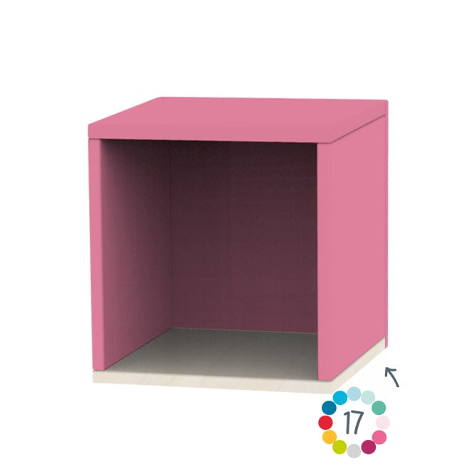 Cube mural colorflex abitare kids pink