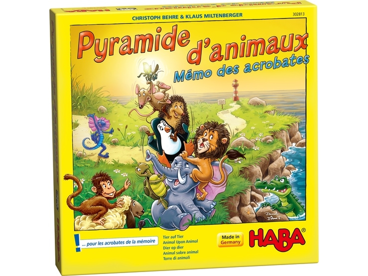 Pyramide d’animaux – mémo des acrob