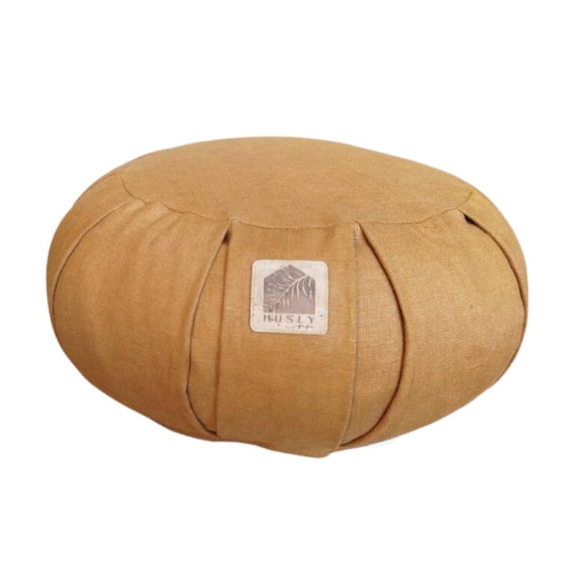 Coussin de méditation  zafu aki ocre