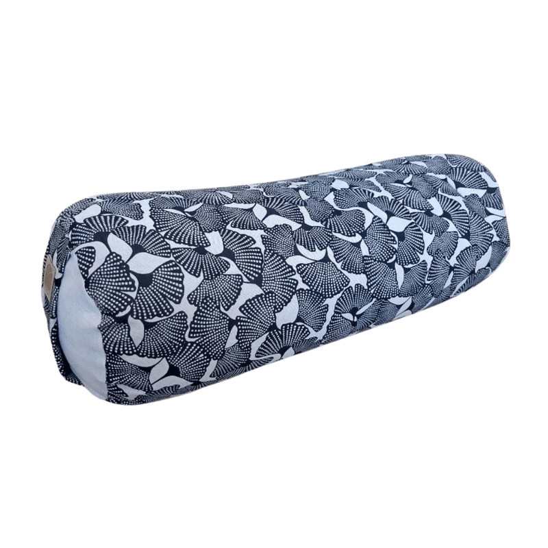 Bolster yoga cylindrique ginkgo