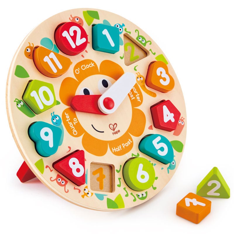 Puzzle horloge enfant hape