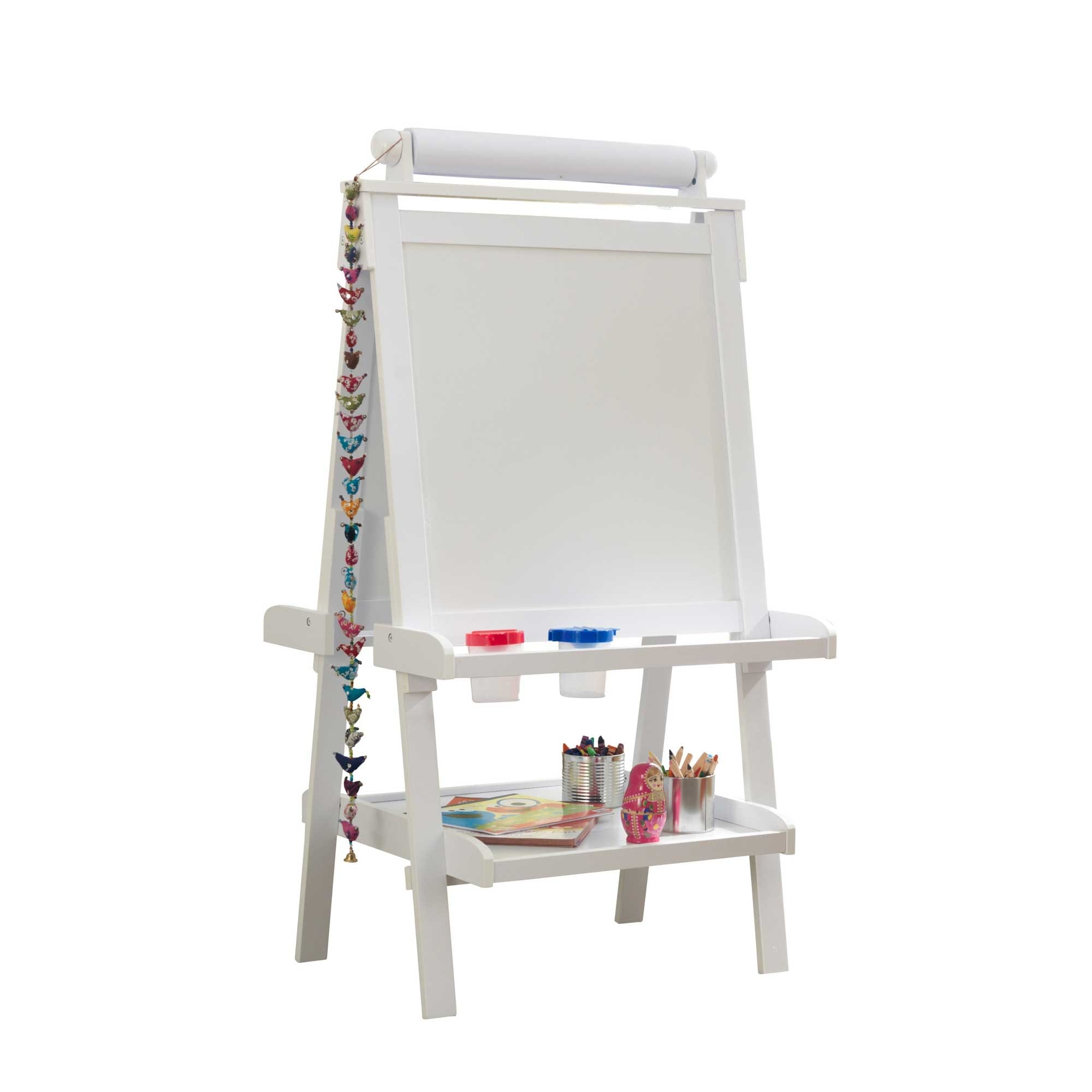 Tableau chevalet ajustable blanc