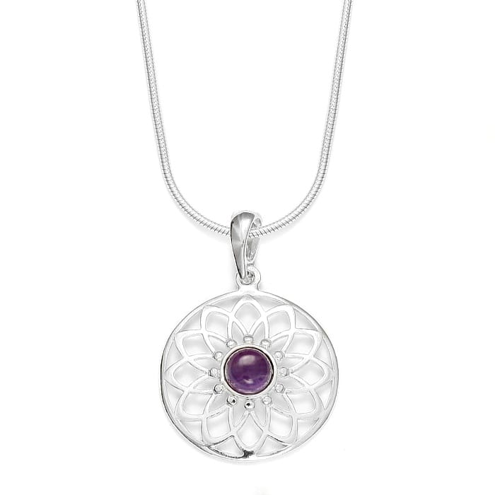 Pendentif equilibre amethyste