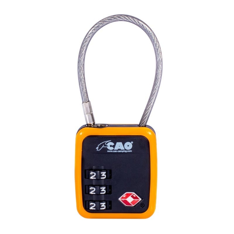 Cadenas câble tsa cao à combinaison 3 ch