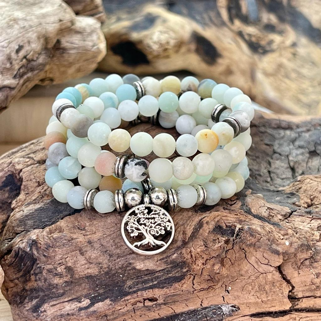 Mala en amazonite