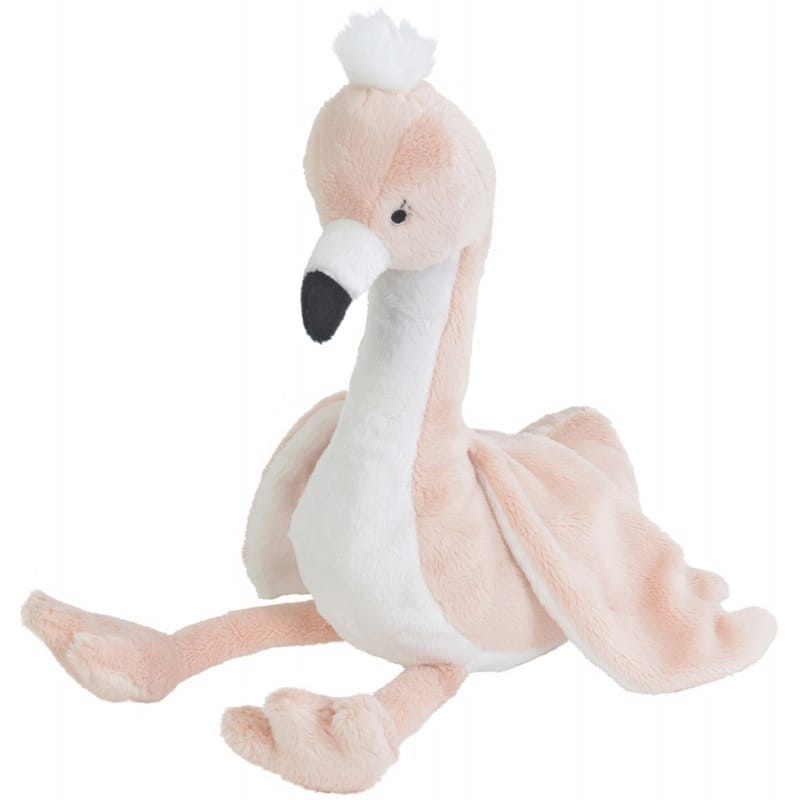 Peluche flamant rose fay 27 cm