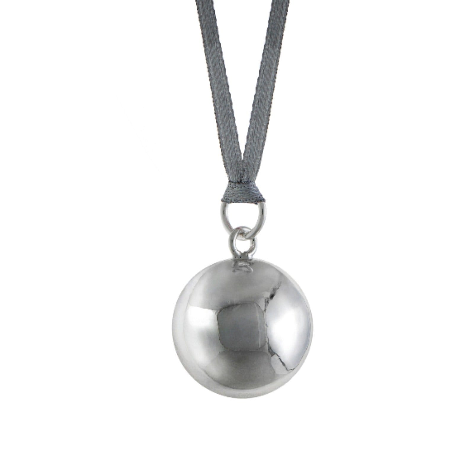 Bola de grossesse cordon satin gris