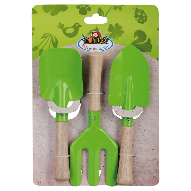 Set outils jardin verts