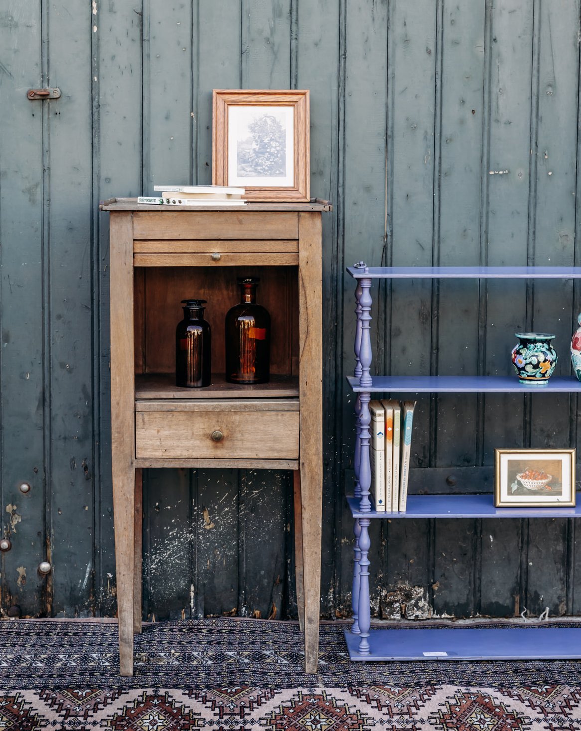 Odile, la table de chevet en bois n°358