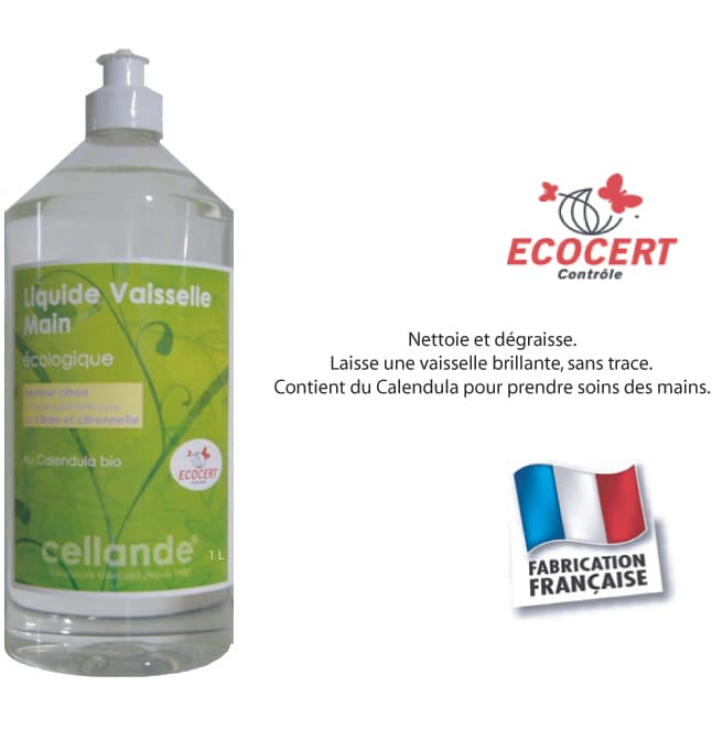 Liquide vaisselle main bio 1l