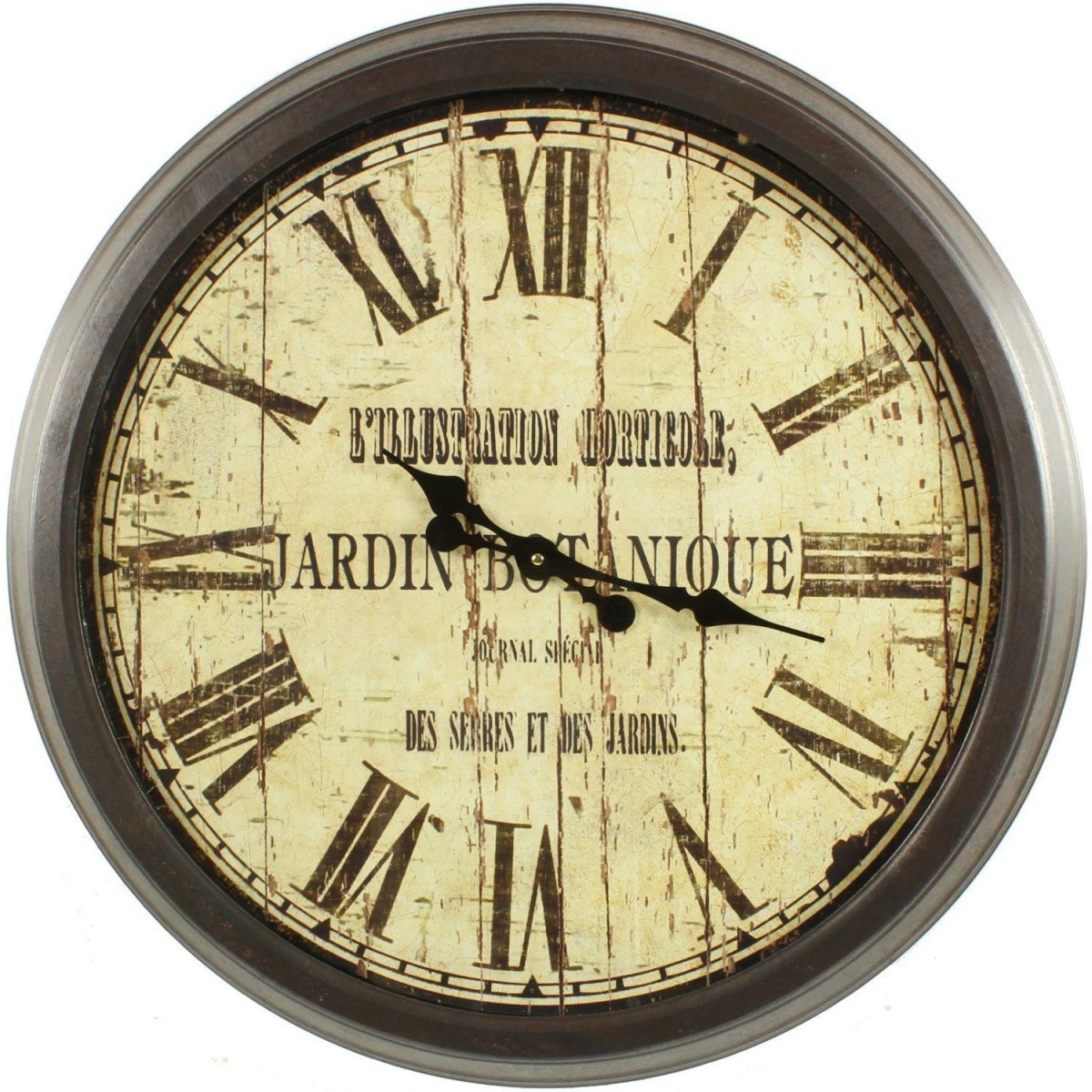 Grande horloge ancienne murale jardin