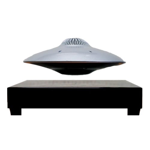 Enceinte ufosound silver en lévitation s