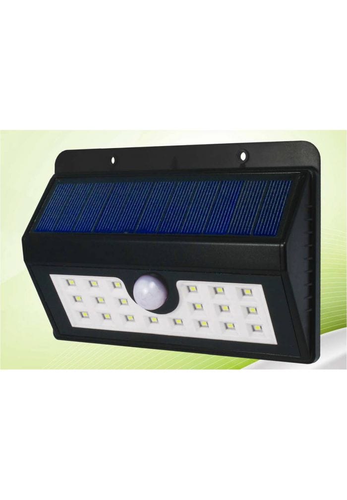 Spot solaire 20 led -detecteur de presen