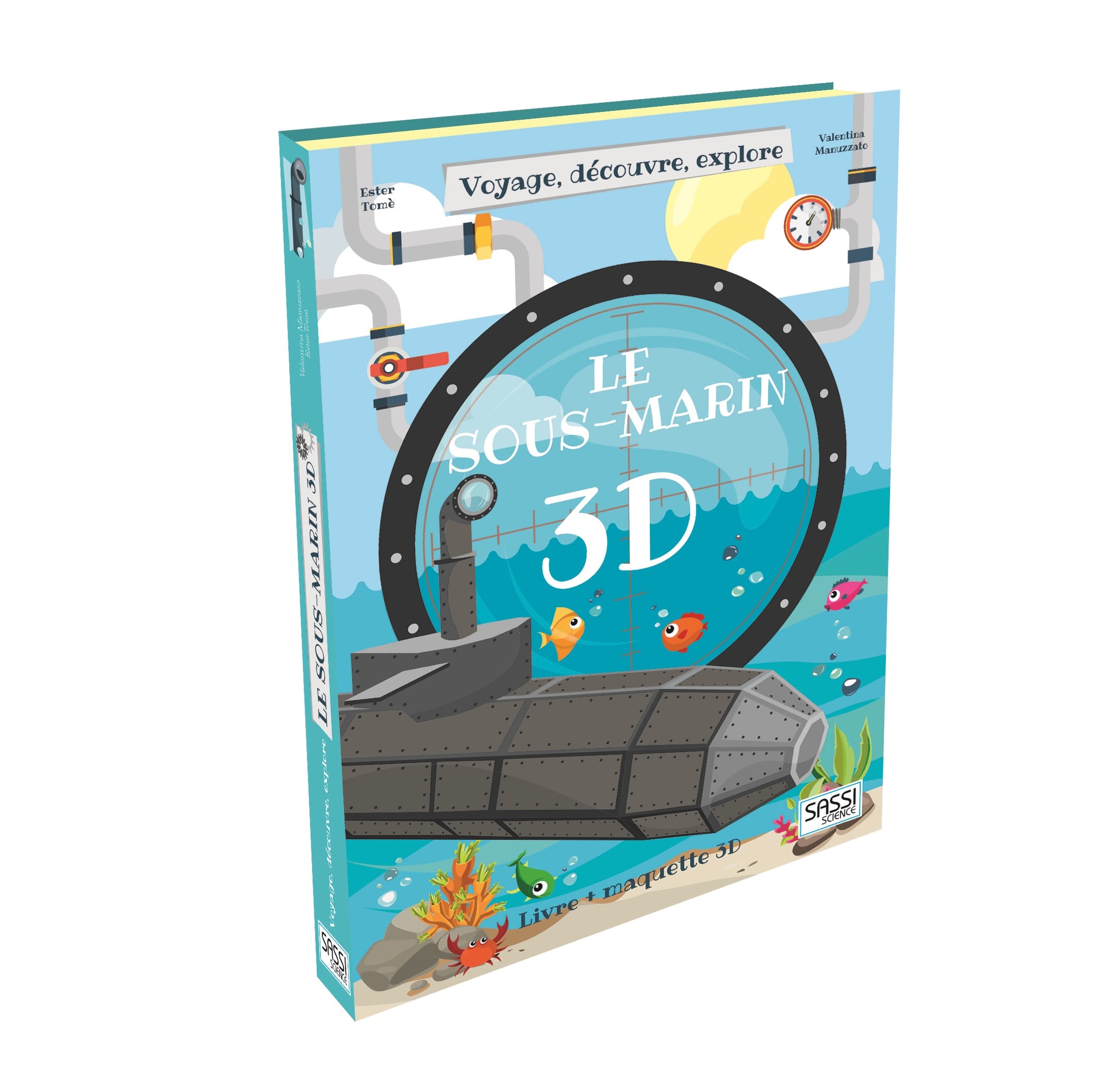 Construis le sous-marin 3d