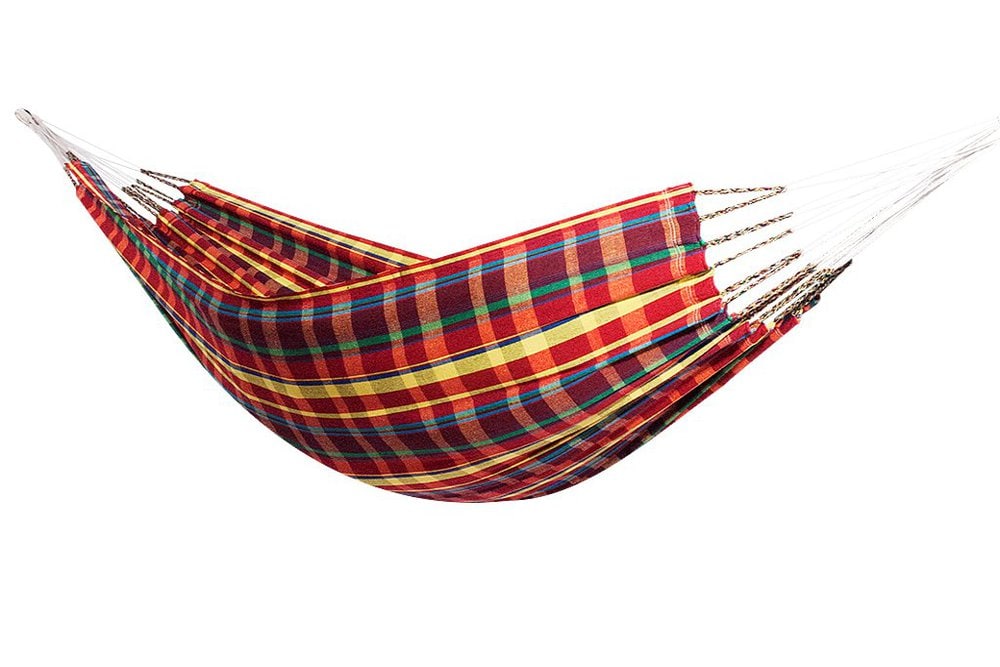 Hamac double madras rouge