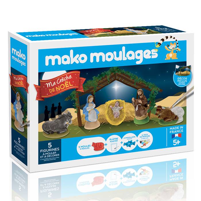 Mako moulages  5 figurines  crèche de